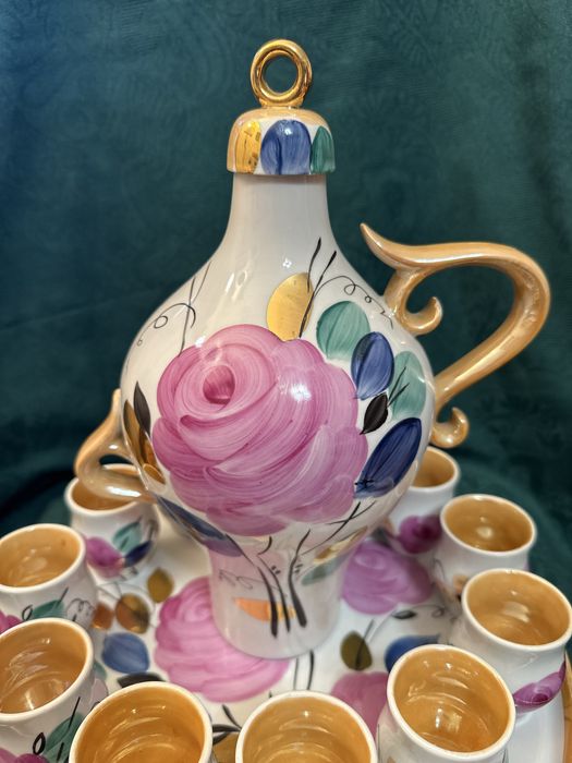 Руски/съветски рядък сервиз агашки на Дулево