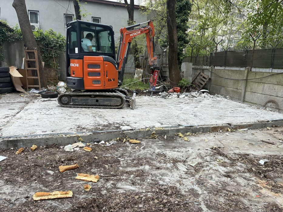 Lucrari miniexcavator Lucrari picon miniexcavator