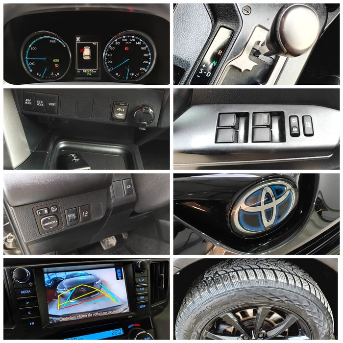 Toyota Rav4/2018 E6/2,5 Hybrid/Automată ecvt/4×4 Permanent/Istoric Reprezentantă