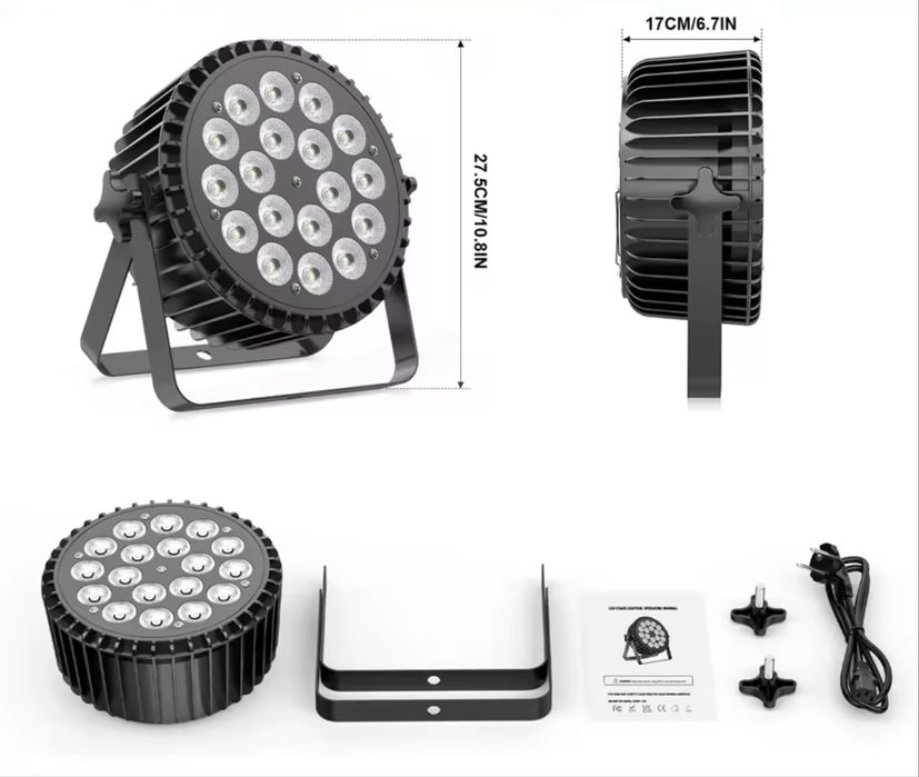 Vand 4 PAR LED Noi Sigilati 18x12w