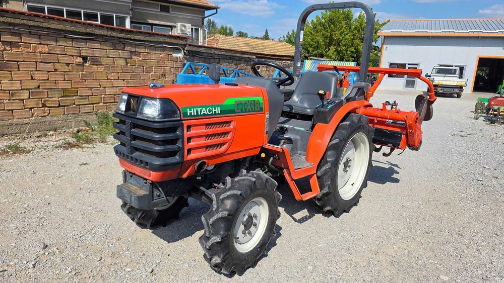 Японски трактор Kubota GB180 (Hitachi CTX18) с фреза, 4x4, 18 кс., АграБГ Джолев