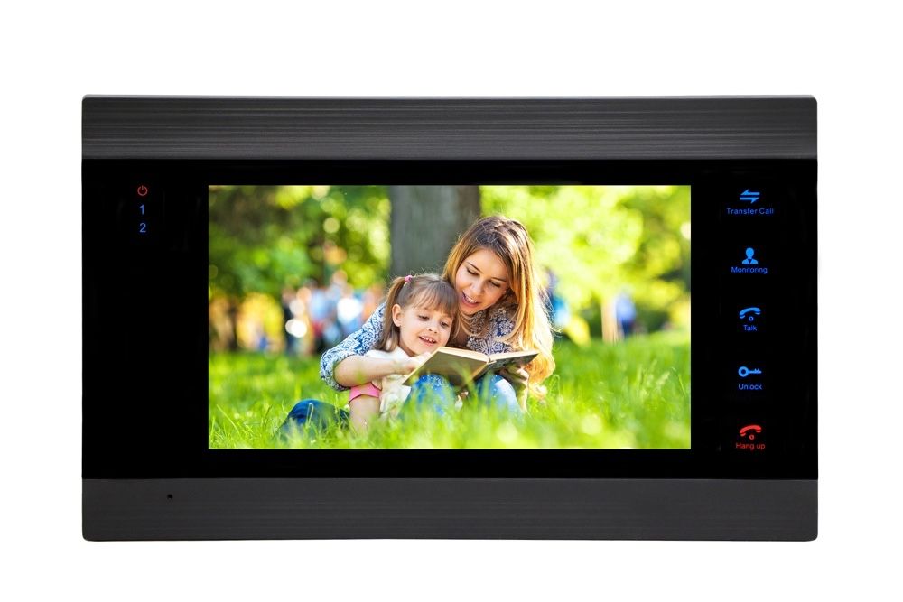 Видео ДОМОФОН  с антивандальной угловой панелью в комплек