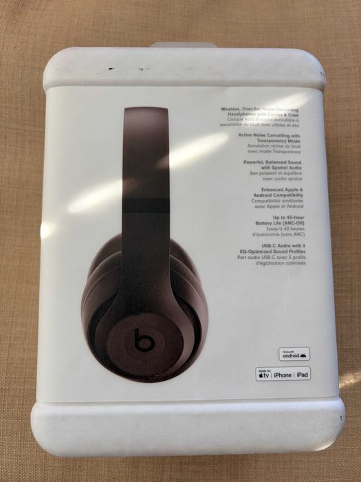 Нови слушалки Beats Studio Pro – запечатани, ANC, шоколадови - 470 лв