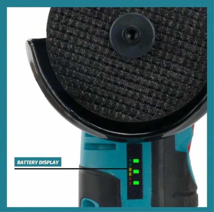 Мини ъглошлайф с 2 батерии и зарядно