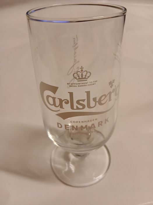 Set  6 pahare bere Carlsberg