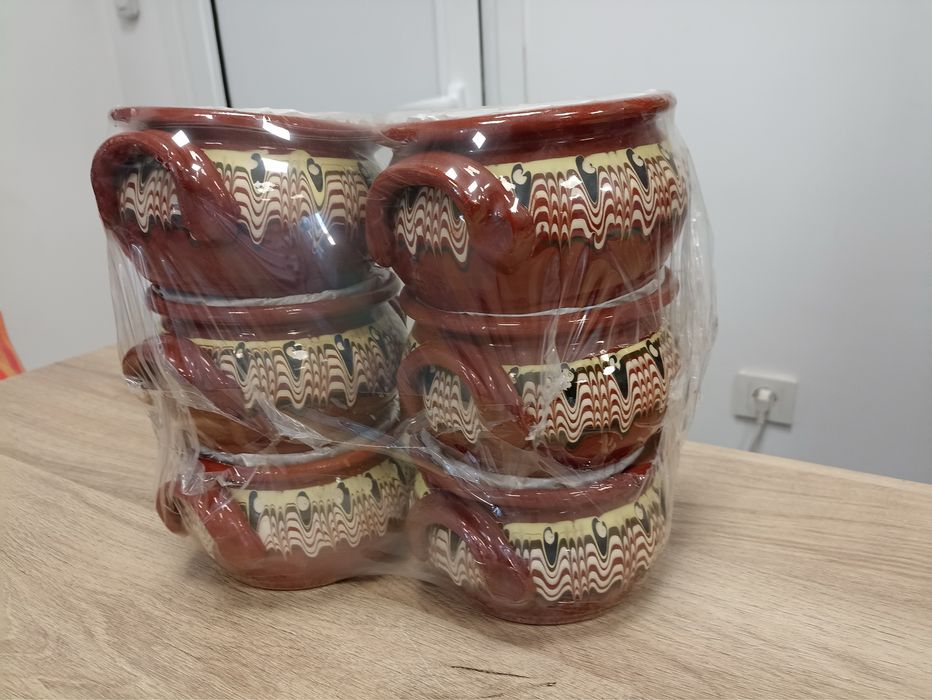 Гювечета от троянска керамика - 6 бр