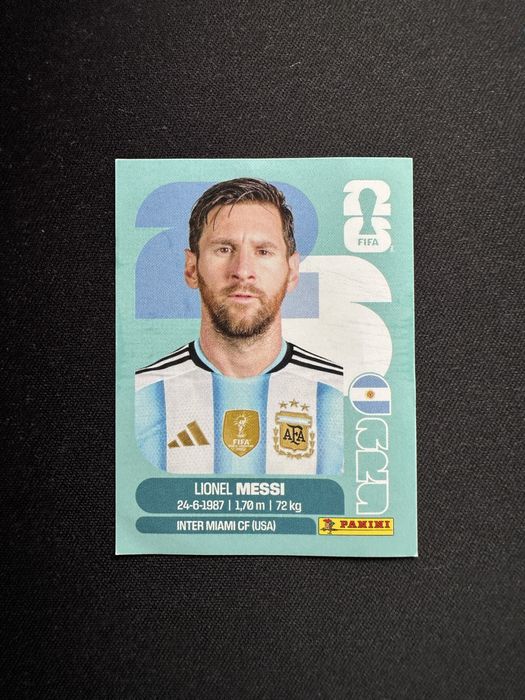 Sticker Lionel Messi PANINI World Cup 2026