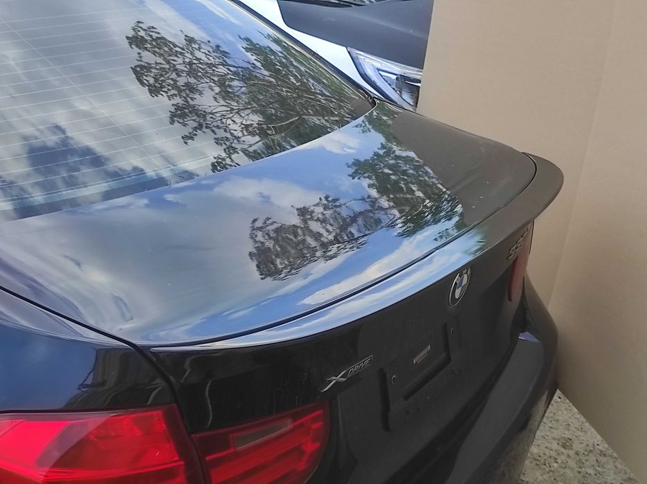 спойлер за заден капак (лип спойлер) BMW F30 / БМВ Ф30 - ЧЕРЕН ЛАК