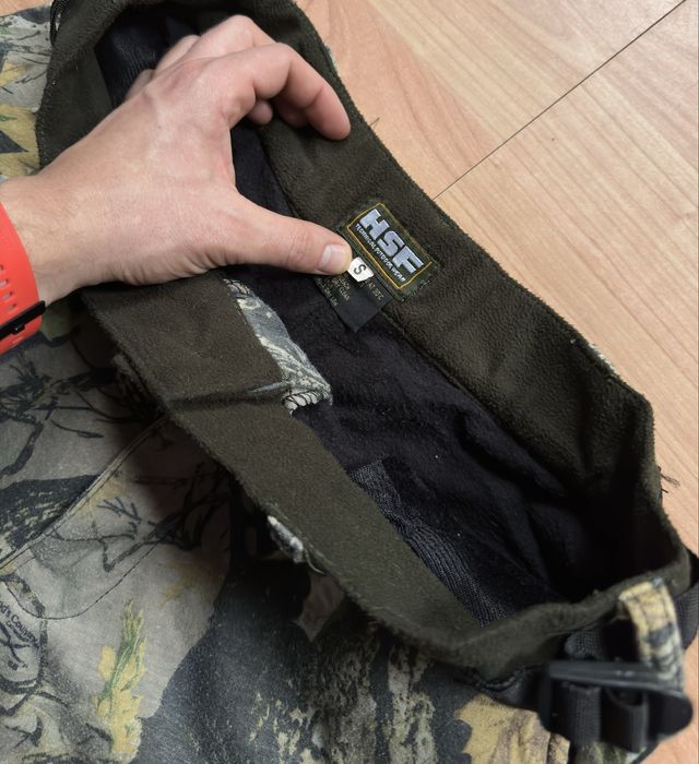 Pantaloni pants trousers cargo softshell tactical HSF camo fleece