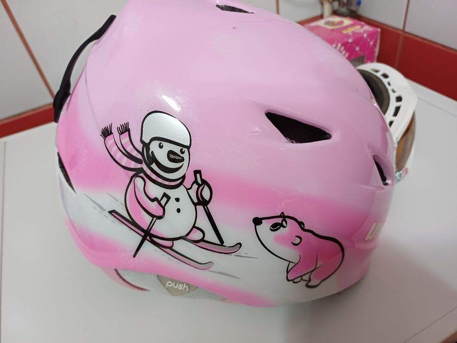 Casca uvex mar 52-54 ochelari gratuit