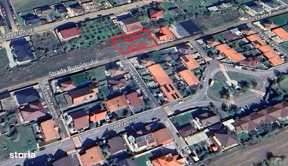 Teren Intravilan | 885 Mp | Ghimbav | View Postăvaru | Comision 0%