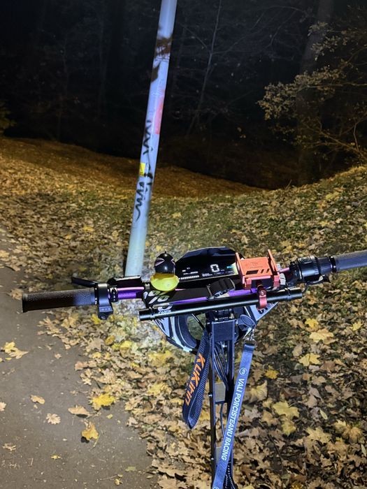 Kukirin g4 frane hidraulice 4 pistone de 1000 lei cu placute de 400