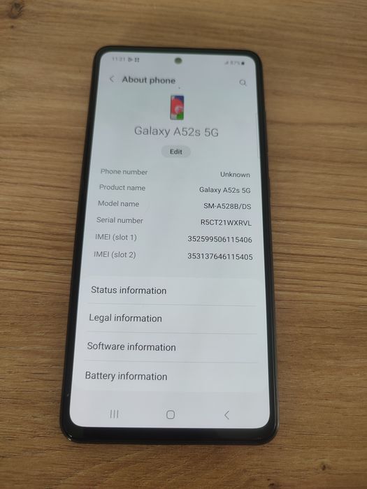 Telefon Samsung a52 s