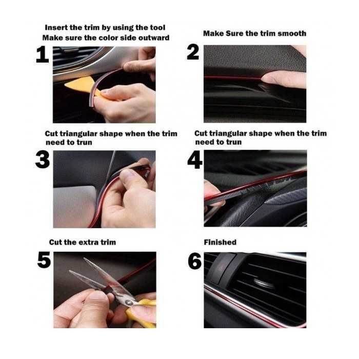 Декоративна лайсна Automat, Интериорна лайсна, 3м, Никел