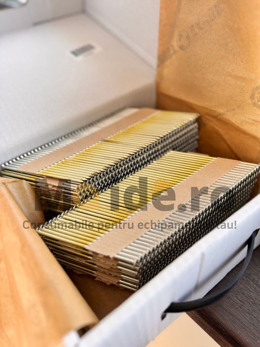 Cuie pistol lemn | Bandă 21°/34° + rolă | Se livrează