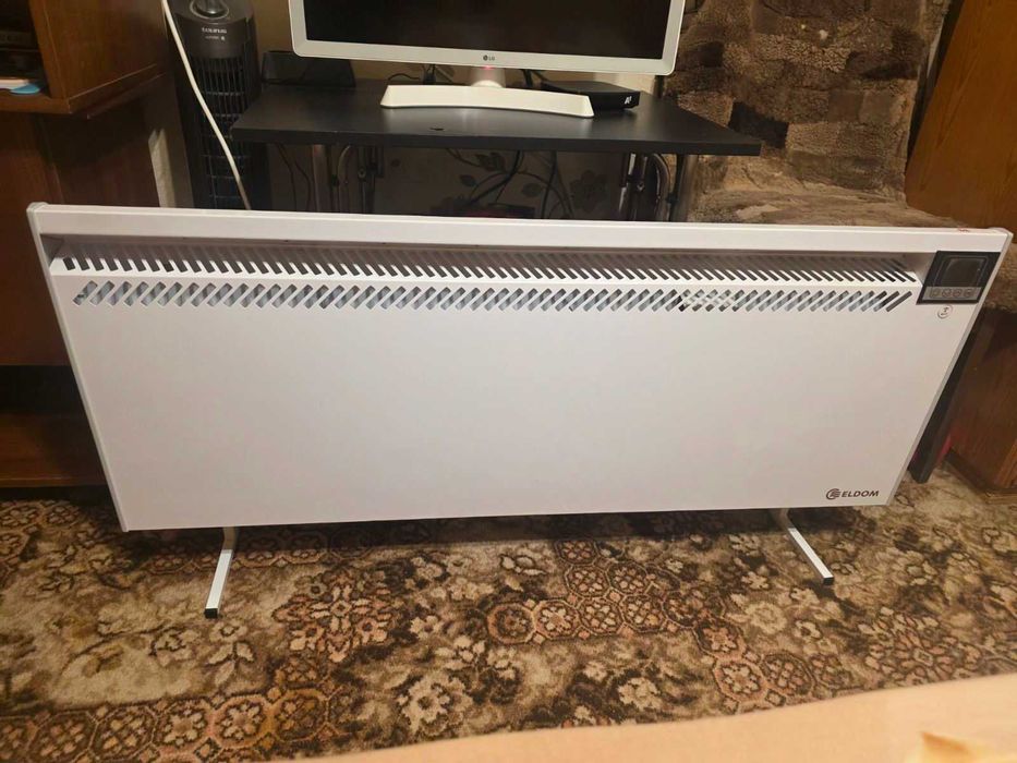 Стенен конвектор 2000W ЕЛДОМ, WiFi, стойка