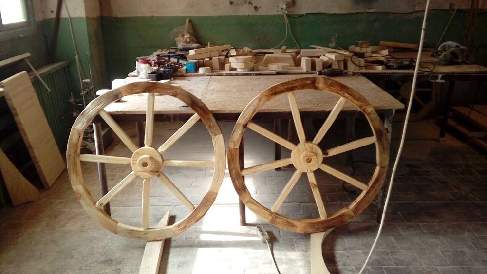 Деревянное колесо