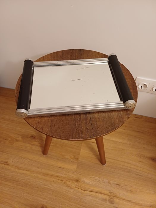 Accesoriu decorațiune vintage colectie sticla lemn Franța 1930