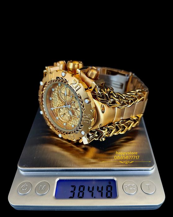 INVICTA Gladiator Gold 60 mm, Инвикта нов ръчен часовник