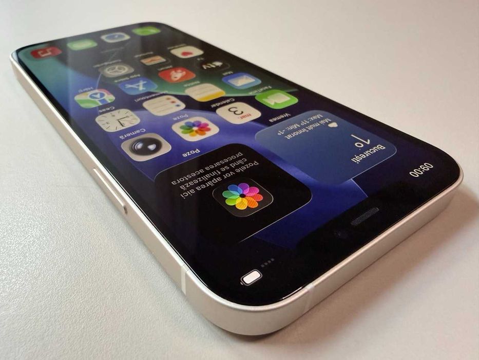  Apple / iPhone 12 128 Gb / White / 100% Acumulatorul