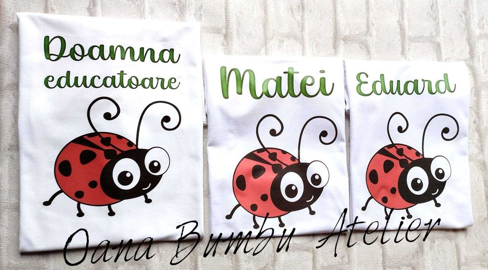 Tricouri copii sfarsit de an gradinita scoala