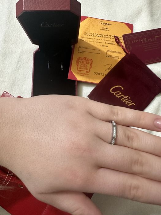 Inel din otel oxidabil stil Cartier