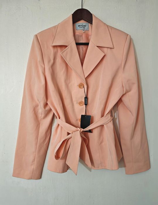 Ново прасковено дамско сако М размер