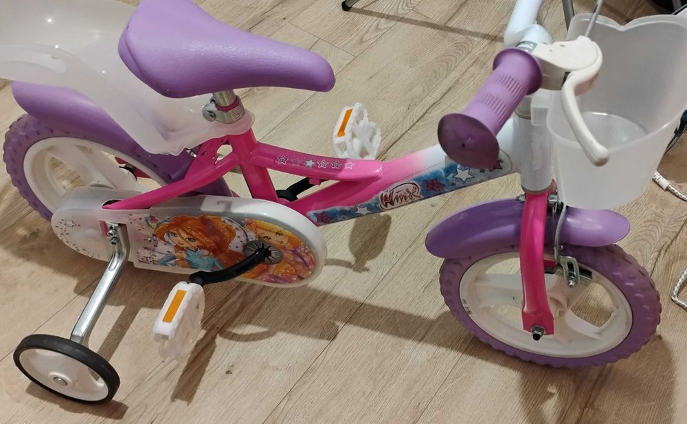 Bicicleta cu roti ajutatoare pentru copii 2-4 ani