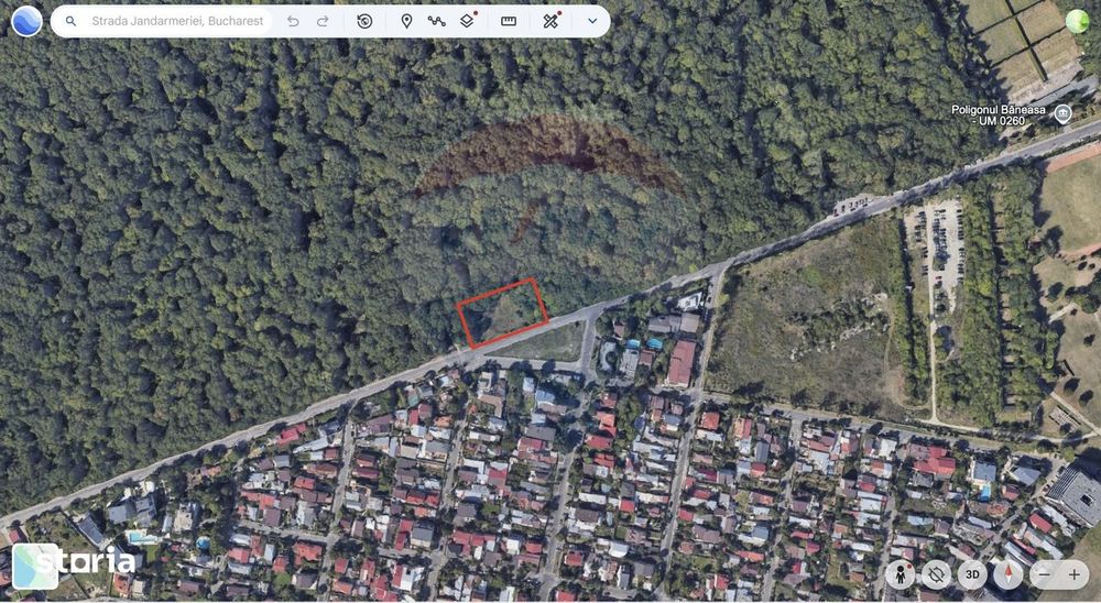 Teren de vanzare, 1,250mp Strada Jandarmerie, Baneasa