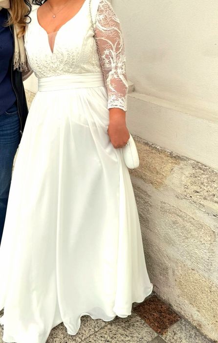 Rochie de mireasa plus voal Alice Design