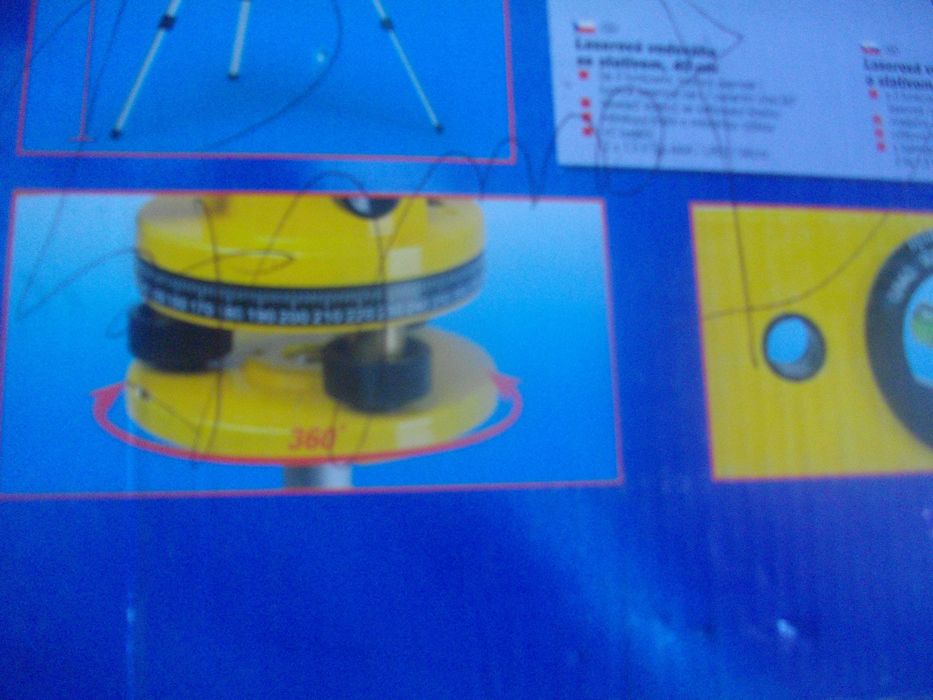 Обхват 650м нов немски лазерен нивелир Комплект Статив/Трипод Powerfix