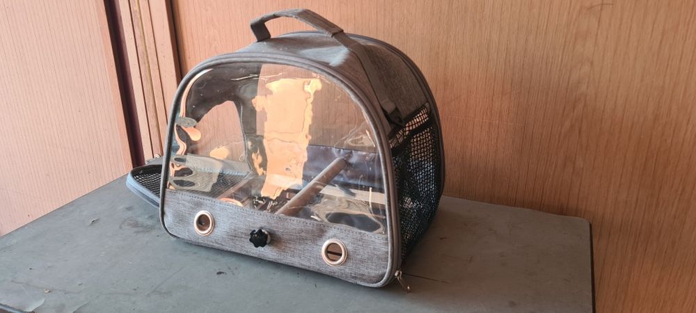 Geantă transport păsări / Transportor papagali / cuşcă portabilă