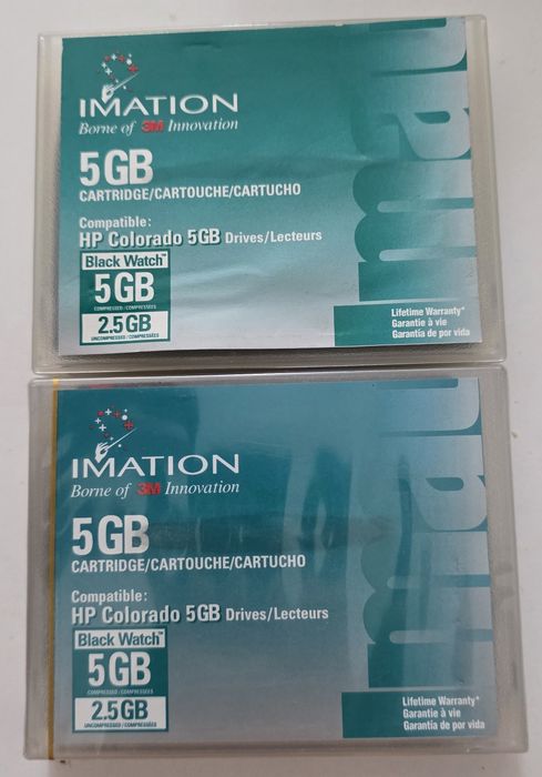 Lot Casete Backup Date Retro - QIC / Travan (HP, Sony, 3M, BASF) Noi și Folosite