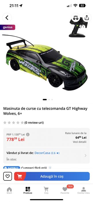 Masinuta cu telecomanda