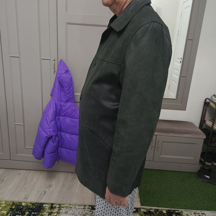 Куртка кожаная, нубук