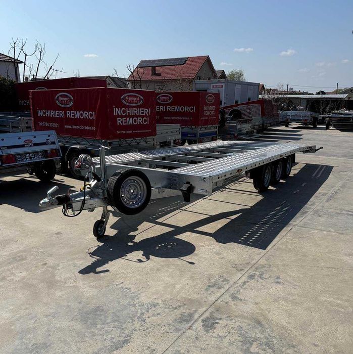 Trailer auto slep Martz GT UNIDECK 600/3 S trei axe 3500kg