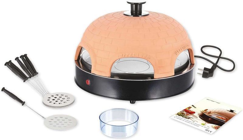 ПРОМО 2г Гаранция Нова Мощна Електрическа Пещ за Пици Emerio 1200W