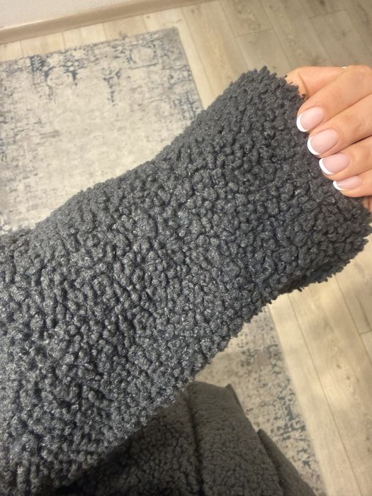 Пальто тедди шерстянное