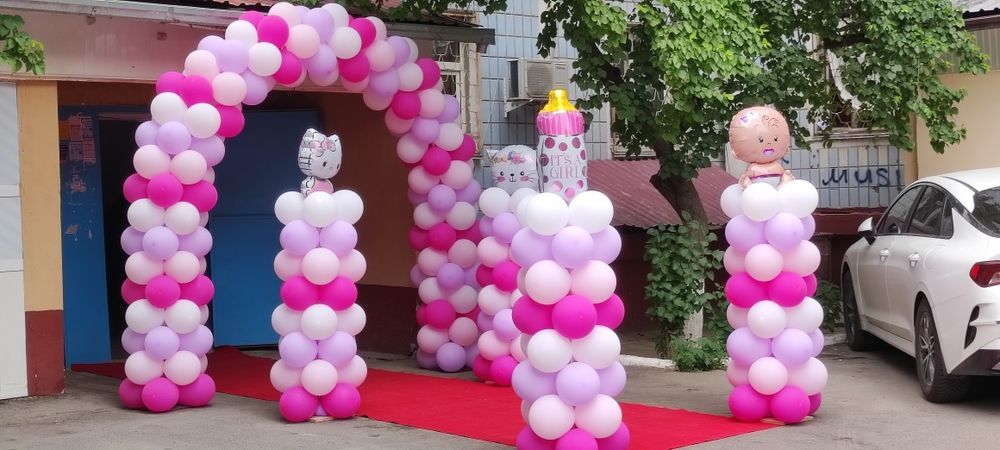 Оформление шарами