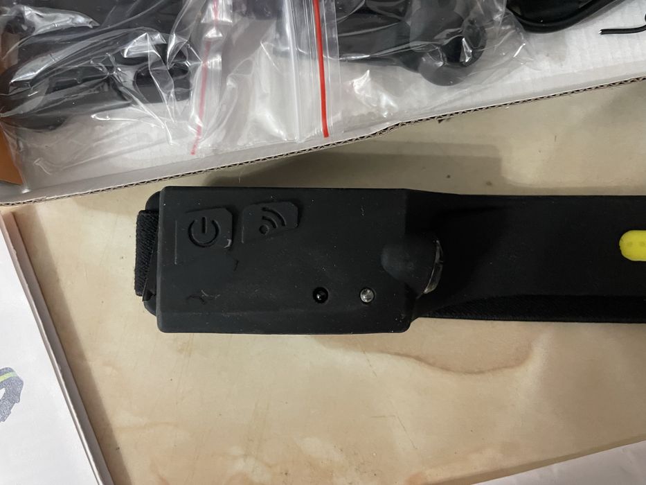 Lanternă frontală LED reîncărcabilă USB-C 5 moduri senzor mișcare 230°