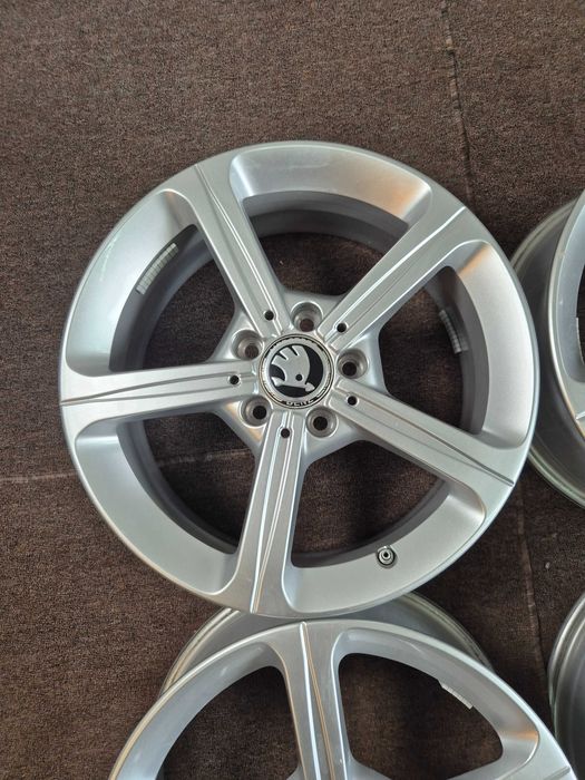 4 Jante Aliaj 5x112 17'' OE VW Golf Passat Touran Sharan Caddy T-ROC / Skoda Octavia Karoq Superb Yeti