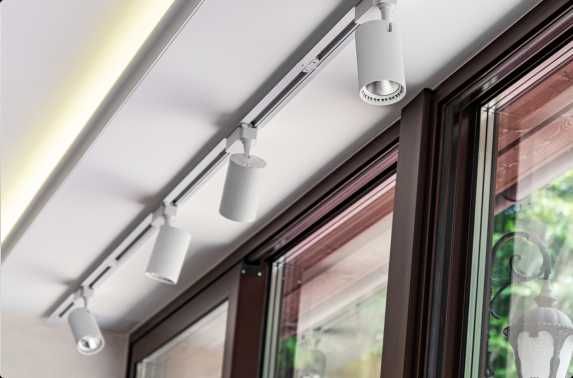 Трековые светильники,прожекторы, точечные лампы/Trek lampalar