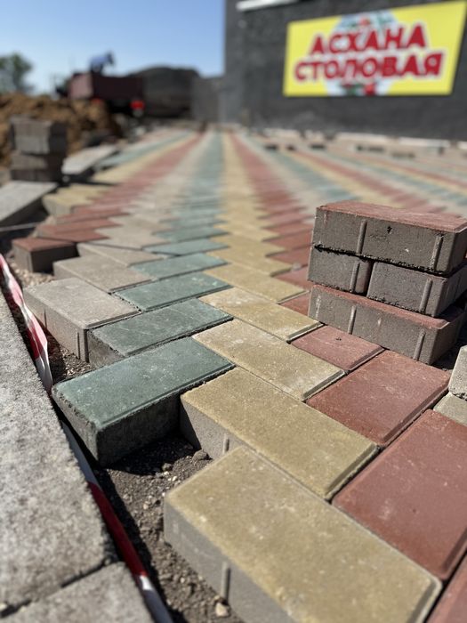 Укладка брусчатки