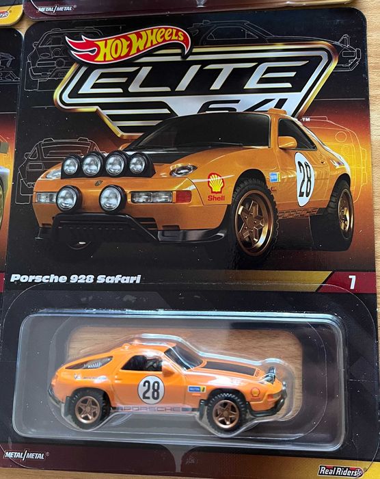 Hot Wheels Elite - BMW, Datsun, Porsche, Ford Mustang - с протектор