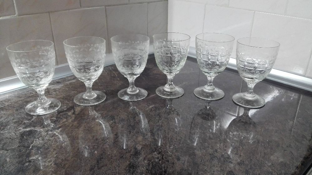 нови кристални чаши неупотребявани, други прибори - разпродажба