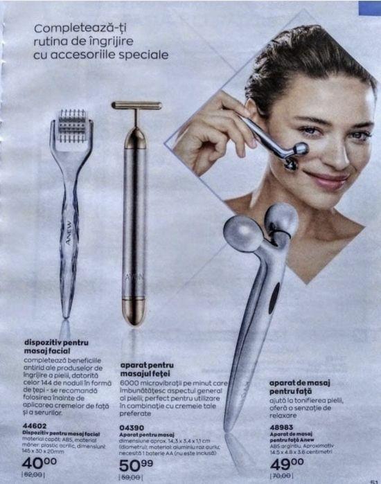Aparat lifting si masaj facial, Avon