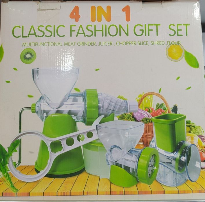 Ручная мюсаробку  Мультислайсер 4 в 1 Classic Fashion Gift Set
