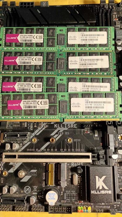 Kit Xeon E5-2666 v3; placa de baza; 4x16GB DDR4