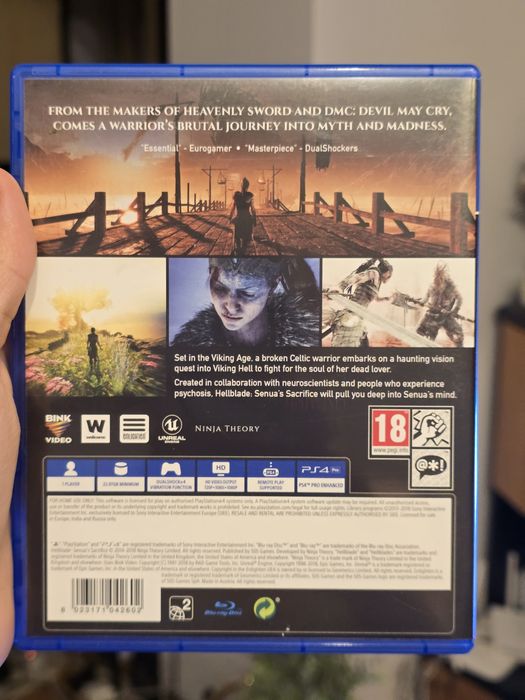 Hellblade Senua's Sacrifice PS4