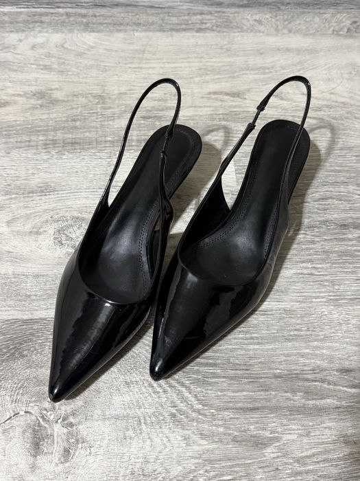 туфли на низком каблуке